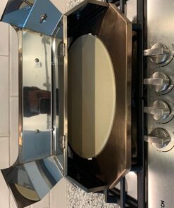 Onlyfire Stainless Steel Pizza Oven Kit for Gas Grill, Charcoal Grill and Propane, Portable Grill Top Pizza Oven Kit Baking Tools Including Pizza Stone, Pizza Peel & Thermometer 27 71H5Iz3XxlL