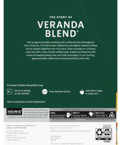Keurig Starbucks Veranda Blend Blonde Roast Keurig K-Cups, 48 Count 13 71H626JzzmL