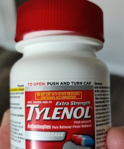 Tylenol Extra Strength Acetaminophen Rapid Release Gels, Pain Reliever & Fever Reducer, 100 ct Unflavored 100 Count (Pack of 1) 61 71H69wr56qL