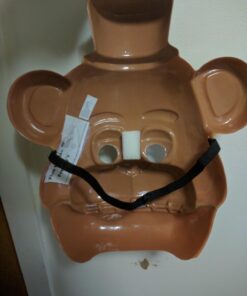Rubie's Adult Five Nights at Freddy's Freddy Half Mask White 12 71H6lyld3fL