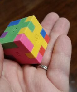 12 Pack Colorful Puzzle Erasers Miniature Pencil Erasers Children Party Favors, Classroom Student Prize Packs, Brain Teasers 18 71H76u33I7L