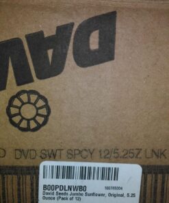 DAVID Seeds Original Salted and Roasted Jumbo Sunflower Seeds, Keto Friendly Snack, 5.25 OZ Bags, 12 Pack 5.25 Ounce (Pack of 12) 36 71H8g3wjCL