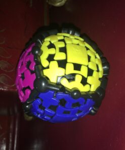 Project Genius Gear Ball by Mefferts- Speed Cube, 3x3 Speed Cube, One-Player Games, Brain Teasers, Multi-Color, Puzzle Cube, Gift for Children, Gift for Teen Boy, 3x3, Geared Cube 25 71H8wI7DgoL