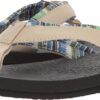 Sanuk Women's Yoga Mat 2 Prints Flip-Flop 11 Natural 43 71H9 gKePEL