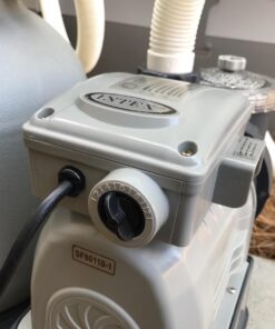 Intex Krystal Clear Sand Filter Pump for Above Ground Pools, 12-inch, 110-120V with GFCI 12 in Pump only 36 71H9AAwbSiL