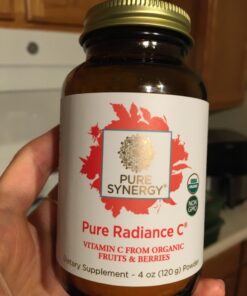 PURE SYNERGY Pure Radiance C | Organic Vitamin C Powder | 100% Natural, Whole Food, Non-GMO Supplement with Camu Camu Extract | For Immune and Collagen Support (4 oz Powder) 22 71H9XAAXrlL