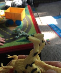 JOYIN Kids Dinosaur Toy, 18 Pcs 6" to 9" Realistic Dinosaur Figures with Movable Jaws Including T-Rex, Triceratops, Velociraptor, Etc, Kids Dinosaur Educational Toys, Christmas Birthday Gifts for Kid 36 71H9bmmEhfL