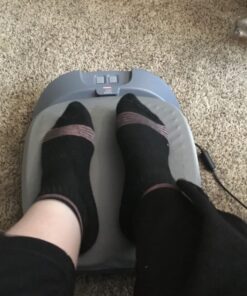 Snailax Vibration Foot Massager with Heat,Remote Control,Adjustable Vibration Speed Electric Massager Machine for Circulation,Plantar Fasciitis, Pain Relief Grey 26 71H9qpOpwWL