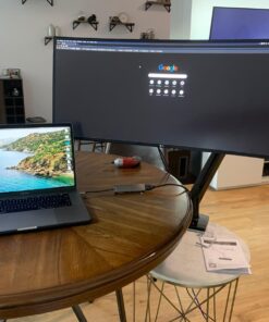 LG 34WN80C-B UltraWide Monitor 34” 21:9 Curved WQHD (3440 x 1440) IPS Display, USB Type-C (60W PD) , sRGB 99% Color Gamut, 3-Side Virtually Borderless Design, Tilt/Height Adjustable Stand - Black Power Delivery : 60W 41 71HAZxQ yKL