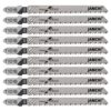 50Pack T101B T-Shank Contractor Jig Saw Blades - 4 Inch 10 TPI Jigsaw Blades Set- Made for High Speed Carbon Steel, Clean and Precise Straight Cutting Wood Boards PVC Plastic 20 71HAn47VFAL
