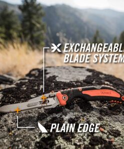Gerber Gear Vital Pocket Folder with Replacement Blades - 2.8" Exchange-A-Blade - Camping and Survival Knife - Orange Hunting Knife & Exchangeable Blades 20 71HAqP2oJxS