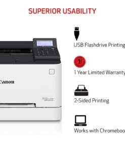 Canon Color imageCLASS LBP632Cdw Wireless Mobile Ready Laser Printer, 22ppm,White 18 71HBEVtW3L