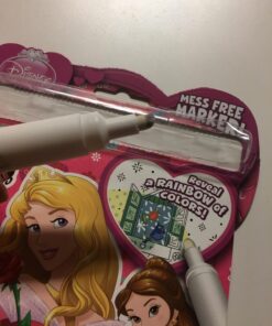 Disney Princess Imagine Ink Book and Sticker Book Set (Bundle Includes 2 Books and Mess Free Marker) 13 71HCXW8XXjL 1
