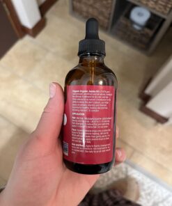 Cliganic Organic Jojoba Oil, 100% Pure (4oz) | Moisturizing Oil for Face, Hair, Skin & Nails | Natural Cold Pressed Hexane Free | Base Carrier Oil 4 Fl Oz (Pack of 1) 45 71HCh8CVsxL