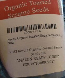 Kevala Organic Toasted Sesame Seeds 1Lb 1 Pound (Pack of 1) 13 71HD0PDfxaL