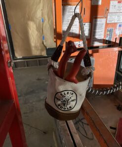 Klein Tools 5104MINI Mini Tool Bucket, Leather-Bottom 34 71HEbdIlXBL