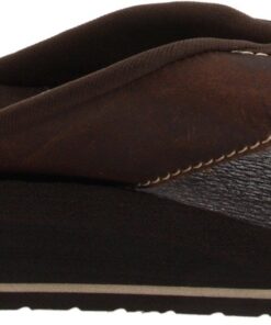 Sanuk Men's Beer Cozy Primo Flip Flop 7 Brown 5 71HF6OW0e9L