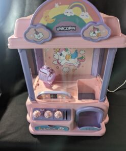 Amy&Benton Claw Machine for Kids Grabber Arcade Crane Vending Toy with Prizes for Girls Unicorn 37 71HFIDs9EBL