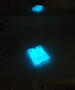 Opps 100 Pcs Glow in The Dark Garden Pebbles for Walkways and Decor in Blue 26 71HFR8KMWIL