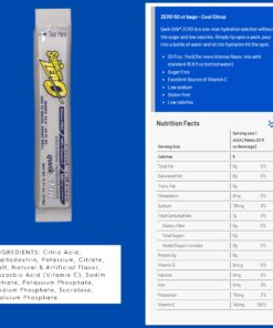 Alternative view of Sqwincher Zero Qwik Stik Sugar Free, Cool Citrus, .11 0z (Pack of 50)