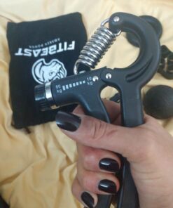 FitBeast Grip Strengthener Forearm Strengthener Hand Grips Strengthener Kit - 5 Pack Adjustable Resistance Black 53 71HFg DzQ6L