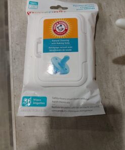 Munchkin® Arm & Hammer Pacifier Wipes - Safely Cleans Baby and Toddler Essentials, 1 Pack, 36 Wipes 36 Count (Pack of 1) 33 71HHOfkHrjL