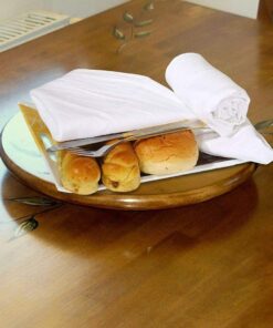 Utopia Kitchen [12 Pack Flour Sack Tea Towels, 28" x 28" Ring Spun 100% Cotton Dish Cloths - Machine Washable - for Cleaning & Drying - White 12 Pack 32 71HHUZjijAL