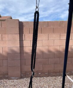 SUPER DEAL 40 Inch Blue Saucer Tree Swing Set for Kids Adults 800lb Weight Capacity Waterproof Flying Swing Seat Textilene Fabric with Adjustable Hanging Ropes for Outdoor Playground, Backyard 28 71HIY6jbIaL