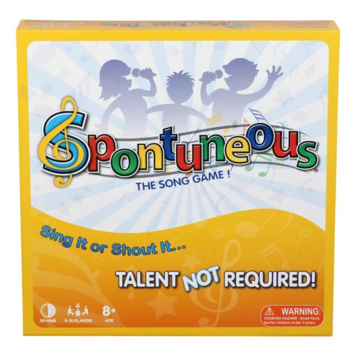 Spontuneous - The Song Game - Sing It or Shout It - Talent NOT Required - Family Party Board Game…