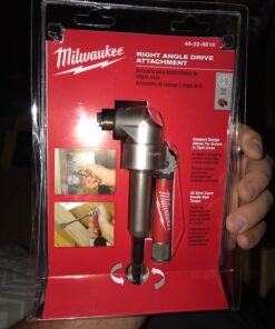MILWAUKEE ELECTRIC TOOL 49-22-8510 Milwaukee Kit Right Angle Attachment, 9.5" x 1.75" x 6" NA 33 71HIvSKeiBL
