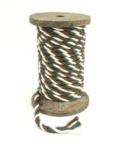 Ravenox Natural Twisted Cotton Rope | Made in The USA | Strong Triple-Strand Cordage for Sports, Décor, Pet Toys, Crafts, Macramé & Indoor Outdoor Use| by The Foot & Diameter (Multiple Color) Camouflage 1/4 Inch x 10 Feet 12 71HJZhPX8NL