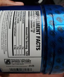 Jacked Factory Growth Surge Creatine Post Workout w/L-Carnitine - Daily Muscle Builder & Recovery Supplement with Creatine Monohydrate, Betaine, L-Carnitine L-Tartrate - 30 Servings, Swoleberry 30 Servings (Pack of 1) 29 71HJlOft34L 1