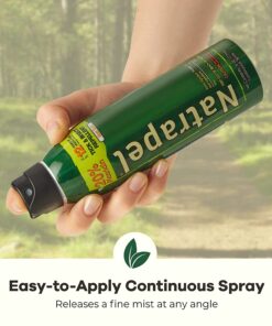 Natrapel 12-Hour Insect Repellent, 6 oz. Eco-Spray Picaridin Bug Spray – Family Insect Repellent for Mosquitoes, Ticks, & More, Black (0006-6878) 23 71HJtUiyNLL