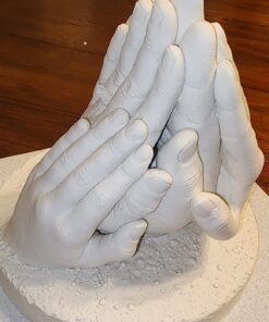 Luna Bean Huge Oversize XL Family Hand Casting Kit – Family Size Hand Molding Kit – Casts 6 Hands Comfortably Adults & Kids, Gifts for Family with Kids - Thanksgiving Gifts Family XL 61 71HJxY1gWL