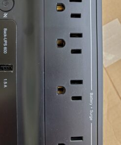 APC UPS Battery Backup and Surge Protector, 600VA Backup Battery Power Supply, BE600M1 Back-UPS with USB Charger Port UPS Plus USB Charger 40 71HK2nxpnCL