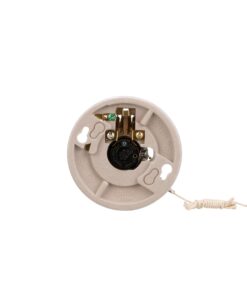 EATON Wiring 667-SP 660-Watt 125-volt Medium Base Ceiling Receptacle Lamp Holder with Pull Chain, Porcelain, White 12 71HKA7ZNPkL