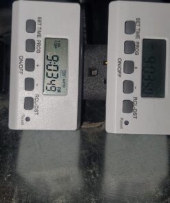 BN-LINK Digital Timer Outlet Indoor,24 Hour Light Timer Easy Programmable,Mini 2 Prong Plug in Timers for Electrical Outlets,Lamps,Fans,2 On/Off Programs,2 Pack,15A/1875W 25 71HKF0M8UQL