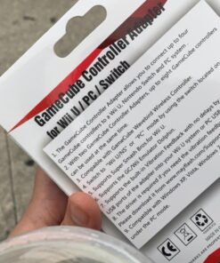 Mayflash GameCube Controller Adapter for Wii U, PC USB and Switch, 4 Port 28 71HKffdZipL