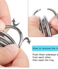 HULISEN Biscuit Cutter Set (5 Pieces/Set), Round Cookies Cutter with Handle, Professional Baking Dough Tools, Gift Package 5 Sizes - Flat 29 71HL dBI3OL