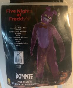 Rubie's Five Nights Child's Value-Priced at Freddy's Bonnie Costume, Medium, Purple 22 71HLYa 1QBL