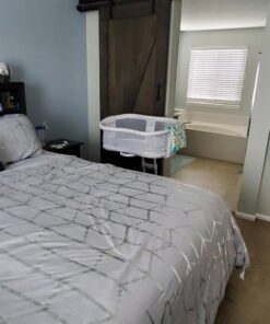 HALO BassiNest Glide Sleeper, Bedside Bassinet, Adjustable, Mosaic Glide Mosaic - Adjustable 31 71HLf QBpL