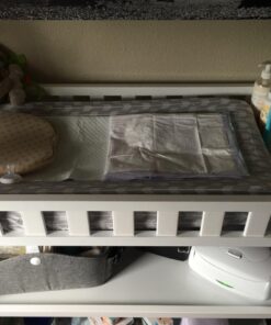 Dream On Me Emily Changing Table In White, Comes With 1" Changing Pad, Features Two Shelves, Portable Changing Station, Made Of Sustainable New Zealand Pinewood 38 71HLzh3k1uL