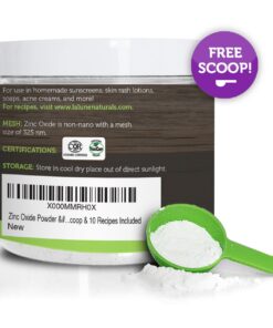 Zinc Oxide Powder Non Nano Uncoated Cosmetic Grade, 1/2 Lb 9 71HMJh6BFfL
