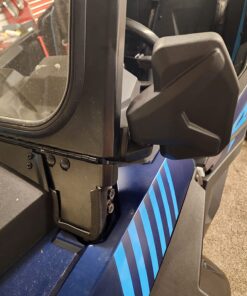 Chupacabra Offroad UTV Side Mirror Kit (2 Pack) Fits 1.6"- 2" Round Roll Cage Bar, Side UTV Mirrors w/Break Away & Adjustable Design - High Impact Shatter Proof Tempered Glass (Driver/Passenger Side) 59 71HN1uusBGL