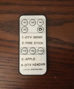 Zettaguard 4 Port 4 x 1 HDMI Switch with PIP (Picture in Picture)and IR Wireless Remote Control, HDMI Switcher Hub Port Switches for PS4 Xbox Apple TV Fire Stick Blu-Ray Player (ZW410) 4 In 1 Out 39 71HN6nfWMaL