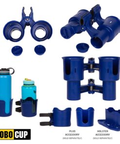 ROBOCUP 12 Colors, Best Cup Holder for Drinks, Fishing Rod/Pole, Boat, Beach Chair, Golf Cart, Wheelchair, Walker, Drum Sticks, Microphone Stand Standard Spring Navy 25 71HNTPDwz7L