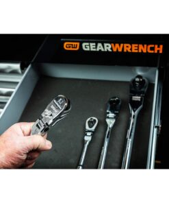 GEARWRENCH 3/8" Drive 120XP Flex Head Teardrop Ratchet 11-1/2" - 81215P 28 71HNl5l TAL