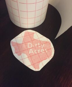 Angel Crafts Transfer Paper Tape: Craft Transfer Tape for Vinyl Application with Red Grid Lines - Self Adhesive Roll Compatible with Cricut, Silhouette Cameo - 6 Inch by 50 Feet 1 Pack White 36 71HO321OG L