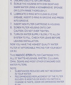 Watts Water Technologies MAXVOC-975RV 0.5 Micron Filter Cartridge 9 71HOL3Dpi4L