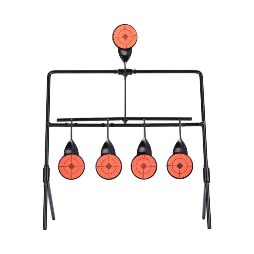 Hiram Resetting Target with Portable Design and Shooting Spots, Rated for .22 .177 Caliber 10.2” x 13.5” x 7.8”